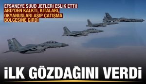 ABD B-52’si ile Suud F-15’lerinden çatışma bölgesinde uçuş! ‘Gereken gözdağını verdik’