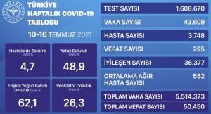 İl il koronavirüs vaka sayıları kaçtır? 24-30 Temmuz İl il güncel koronavirüs risk haritası ve haftalık vaka sayıları açıklandı mı?