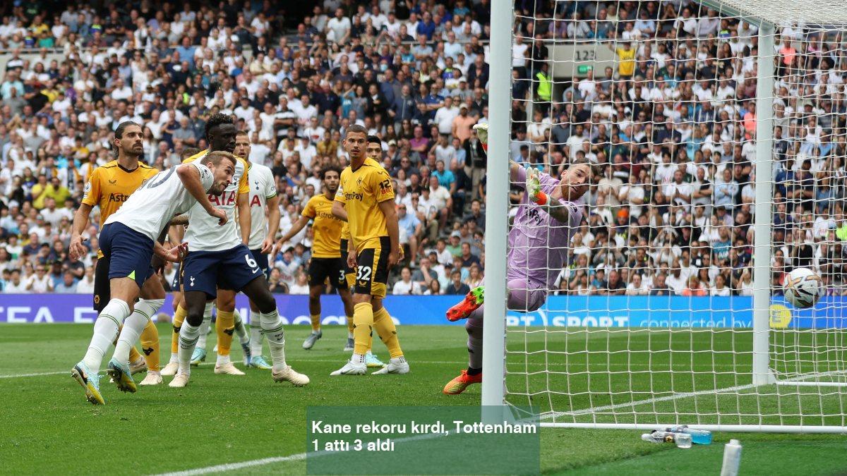 Kane rekoru kırdı, Tottenham 1 attı 3 aldı